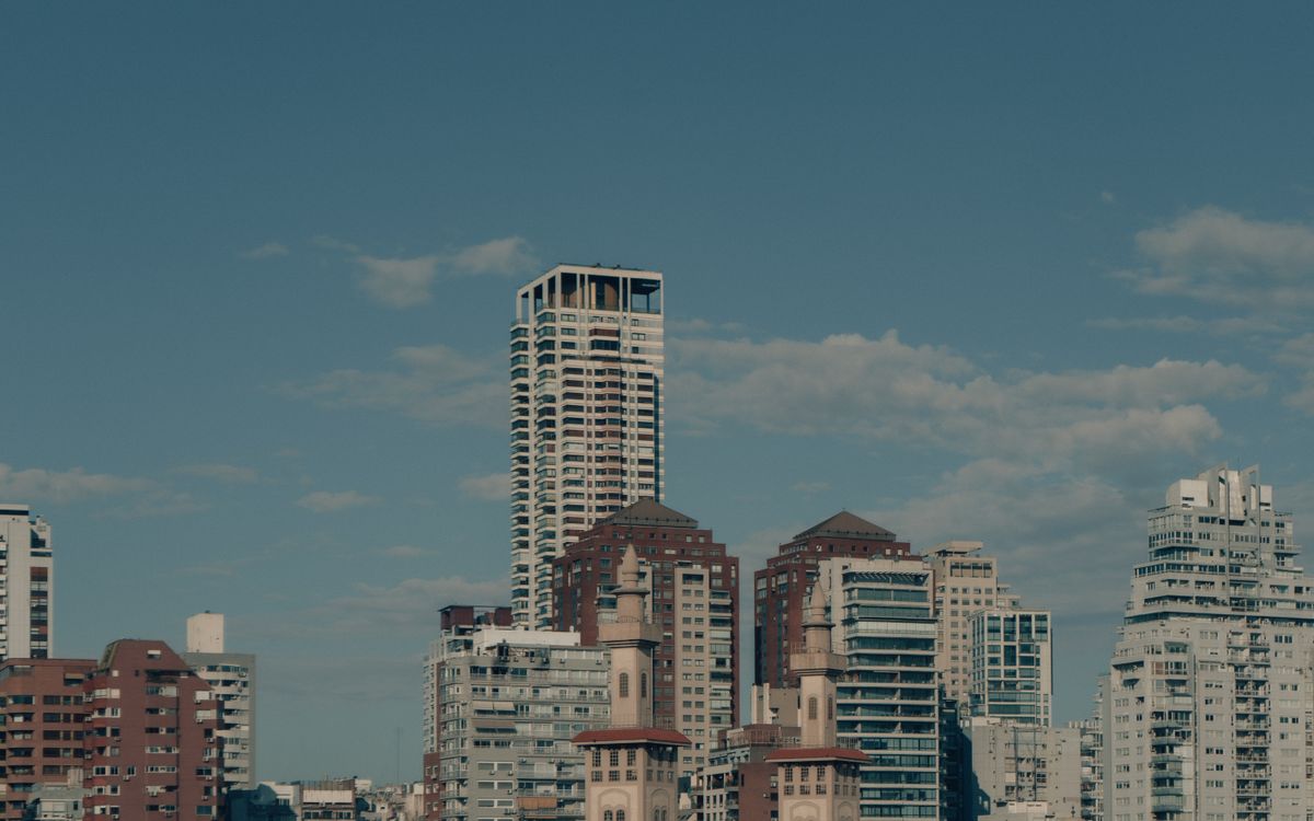 Modern residential tower in Argentina